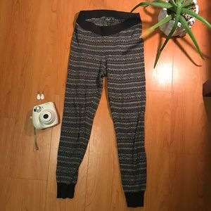 Roots Pattern Leggings Warm Pyjamas